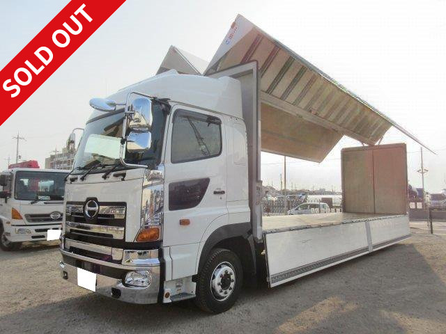 2015 Hino Profia, aluminum wing, low floor, high roof, rear air suspension