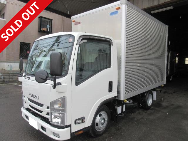 2017 Isuzu Elf 2t aluminum van, 10-foot standard body, semi-medium-sized (5t only) license compatible