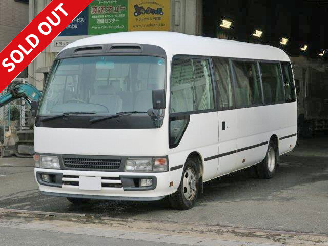 Low mileage! 2006 Toyota Coaster GX 29-seater microbus, high roof, moquette seats, automatic doors