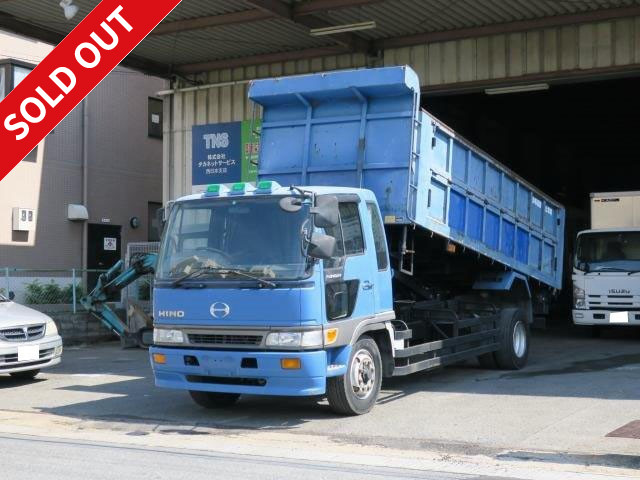 1998 Hino Ranger Extra Ton Deep Dump Truck, Shinmaywa, Maximum Load Capacity 6.6 Tons, Bed Included