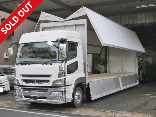 2016 Mitsubishi Fuso Super Great, finished aluminum wing, high roof custom!, 4-axle low floor, rear air suspension