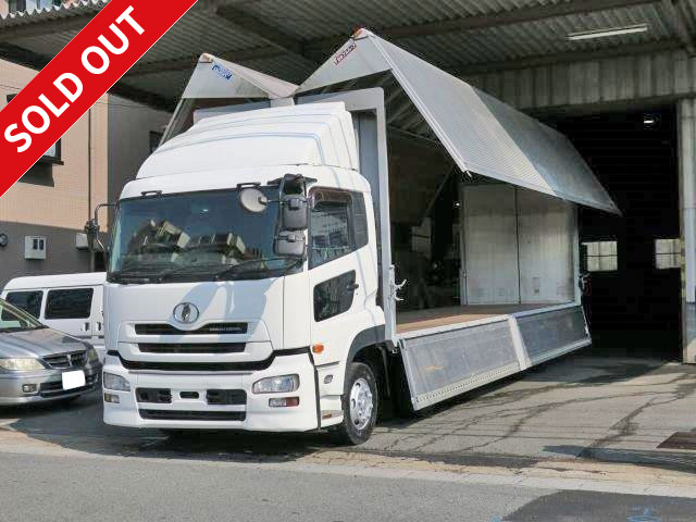 2006 Nissan UD Quon 4-axle low-floor aluminum wing rear air suspension ETC and bed included