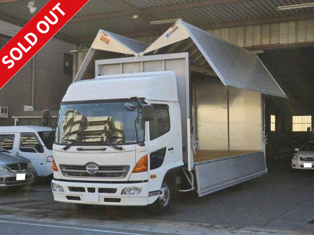 2016 Hino Ranger High Roof Aluminum Wing 6200 Wide with ETC and bed