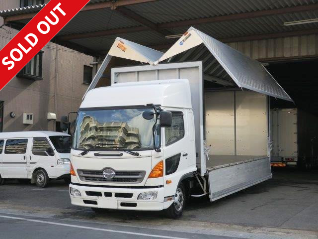 2016 Hino Ranger Medium-sized aluminum wing 6200 wide high roof double door specification with rear view camera