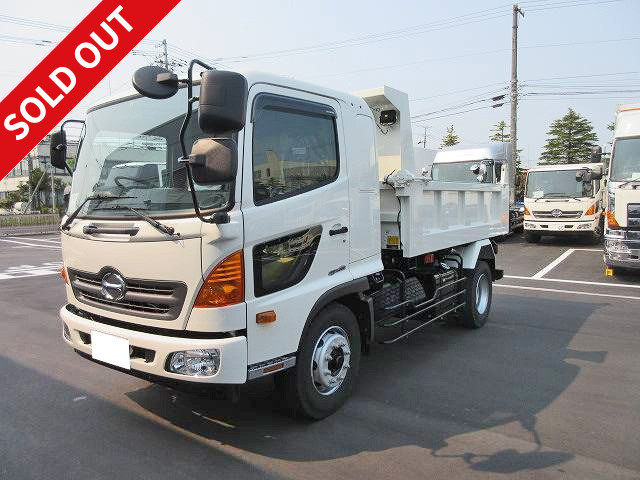 We are accepting rentals for the 2016 Hino Ranger 8t dump truck manufactured by Kyokuto Kaihatsu with electric cobo lane and ETC!