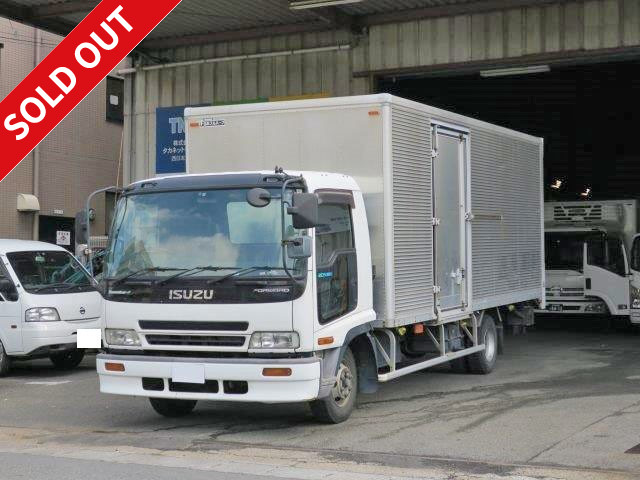 2003 Isuzu Forward aluminum van with combination gate, side door, rear view camera, ETC, vehicle inspection certificate