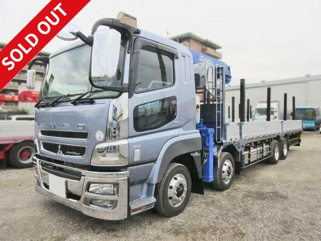 2016 Mitsubishi Fuso Super Great V with low-floor 4-stage crane and radio-controlled car {Custom-plated} Aluminum block 400mm!