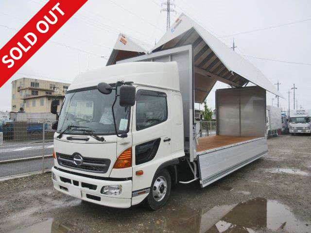 2015 Hino Ranger Aluminum Wing 7200 Wide Width <High Roof, Rear Air Suspension> 240 Horsepower Available for Lease!