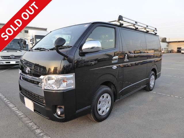 2016 Toyota Hiace Super GL 2-5 seater gasoline car with car navigation system, backup camera and ETC. Available for rental.