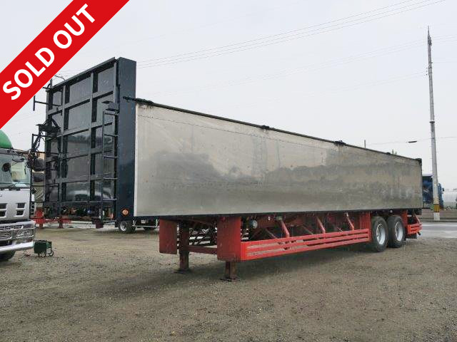 2001 Trex trailer, 2-axle scrap body, for industrial waste, 42m3, load capacity 20,400kg, ABS, AIS evaluation certificate included! 