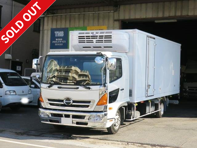 2016 model Hino Ranger medium-sized refrigerated van with storage PG, Topre-made -30 degree setting, side door, maintenance inspection record book included