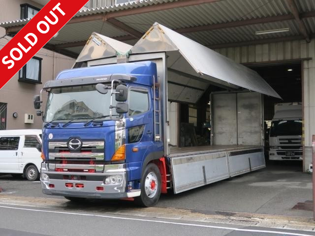 2010 Hino Profia high-floor 3-axle 6x2 aluminum wing, rear air suspension, air jorder 4-row, high roof