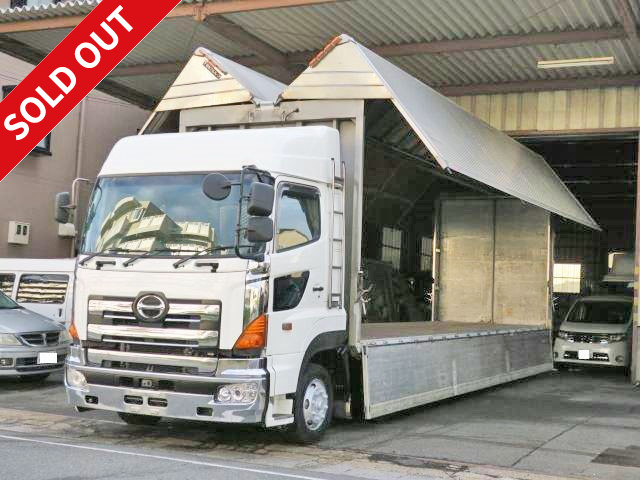 2006 Hino Profia, low-floor 4-axle large aluminum wing, rear air suspension, high roof, with rear-view camera