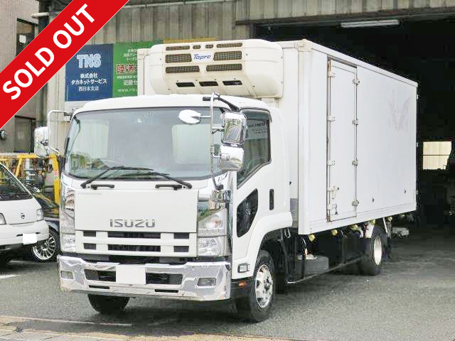 2009 Isuzu Forward refrigerated van with storage PG, Topre, -5 degree setting ★Left side door★ ETC, bed, back-eye camera