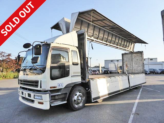 2003 Isuzu Giga High-floor front 2-axle Top wing 10t load capacity! With bed