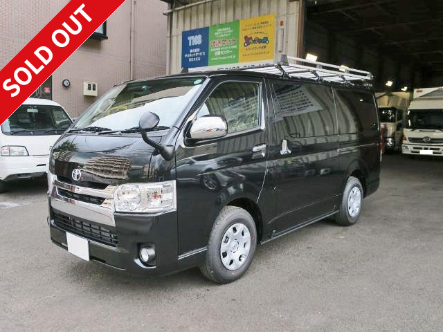 We are currently accepting rentals for the 2016 Toyota Hiace Super GL, 2-5 seater, gasoline vehicle, equipped with car navigation, rearview camera and ETC!