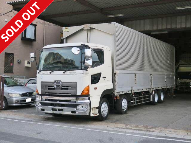 2007 Hino Profia Aluminum wing 4-axle low floor Rear air suspension Vehicle inspection valid until May 2017!!