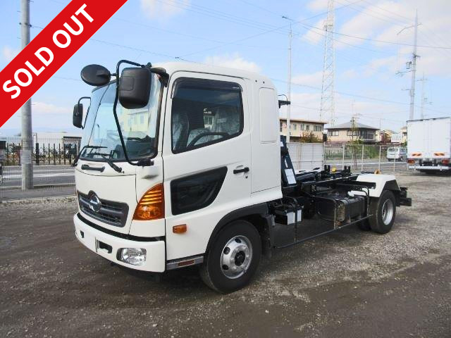 2015 Hino Ranger 4t hook roll, manufactured by Kyokuto Kaihatsu, unused vehicle, with bed, available for lease and rental!!