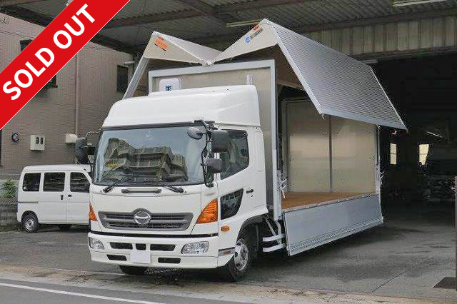 2016 Hino Ranger, simple refrigeration wing, 6200 wide, Thermo King, -5 degree setting, high roof, vehicle inspection included