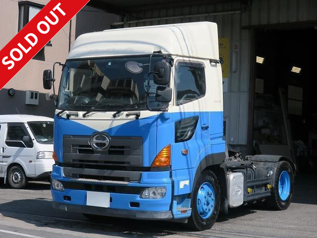 2004 Hino Profia Tractor head Sea container All-inclusive relaxation 5th wheel load 11.5t High roof Rear wheel air suspension