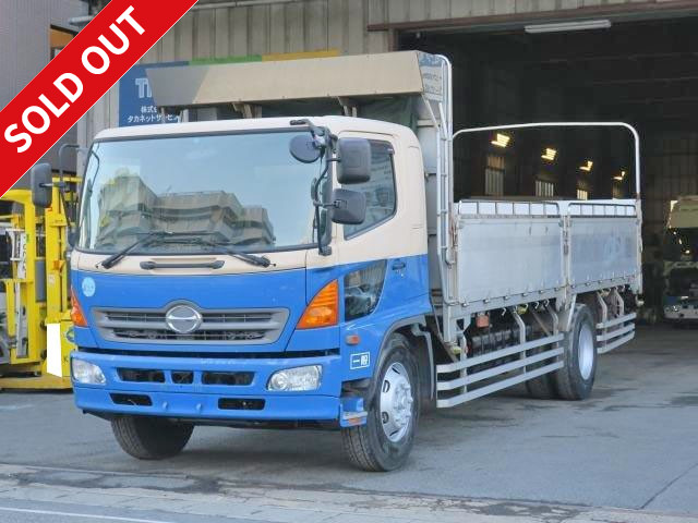 2006 Hino Ranger, 8t flatbed truck, aluminum block, 5-way opening, retarder, ETC and bed included!