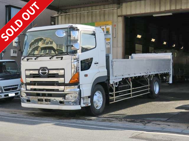 2004 Hino Profia large flatbed body with aluminum block PG, ETC and bed included!