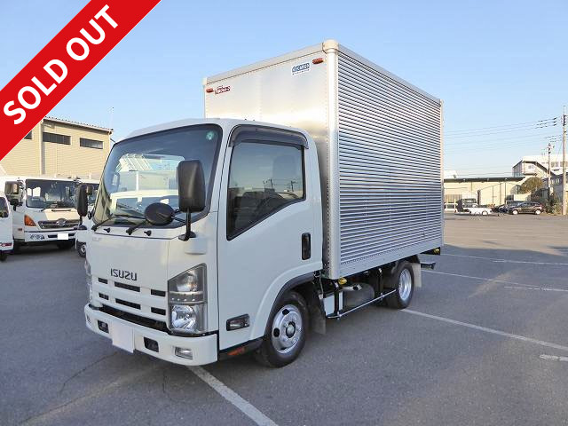 2014 Isuzu Elf 2t aluminum van with ETC! Low mileage of approx. 77,000km, maintenance inspection record book included