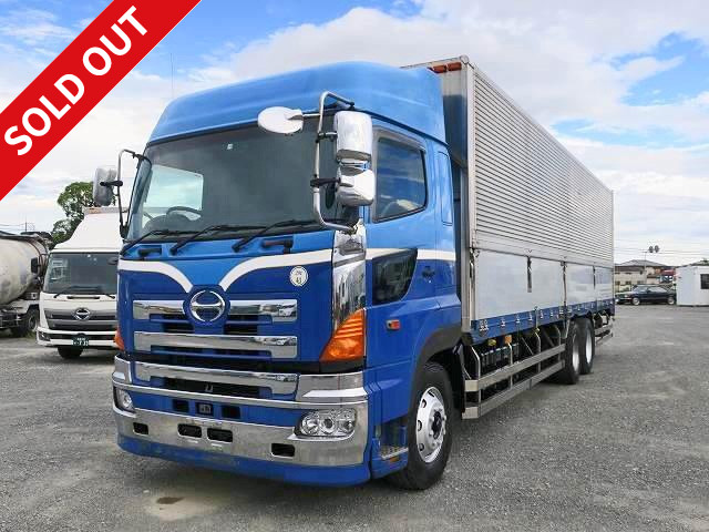 2005 Hino Profia Large aluminum wing Rear 2 axles Rear air suspension High roof 