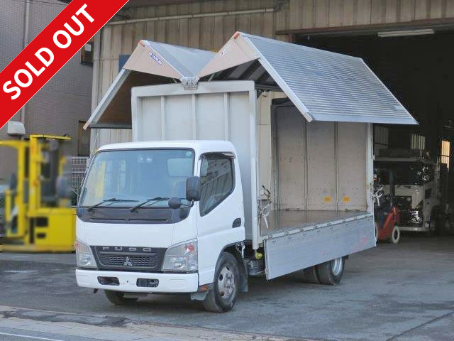 2007 Mitsubishi Fuso Canter 3t Aluminum Wing High Floor Standard Long with Back Eye Camera, Cargo Bed Height 194cm!