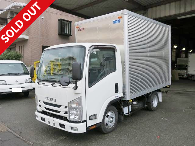 2017 Isuzu Elf 2t aluminum van 10-foot standard body with ETC and rear-view camera