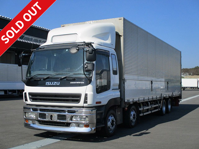 2006 Isuzu Giga Large aluminum wing Air Jolder vehicle 4-axle low floor Rear wheel air suspension 4-stage lashing rails With back-eye camera