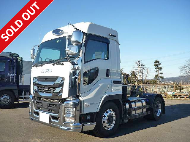 2016 Isuzu Giga Tractor Head, 5th wheel load 11.5t, high roof, rear air suspension, carburetor plated, aluminum wheels