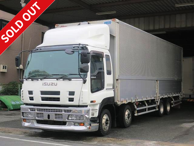 2008 Isuzu Giga Aluminum wing 4-axle low floor Rear air suspension Shift smoother Aluminum wheels