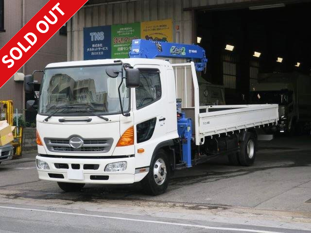 2016 Hino Ranger, wooden body with crane, 4-stage hook-in, radio-controlled, standard width