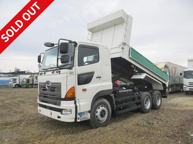 2016 Hino Profia, manufactured by Kyokuto Kaihatsu, large dump truck 5100, reinforced square bottom body, 9000kg load capacity! With retarder