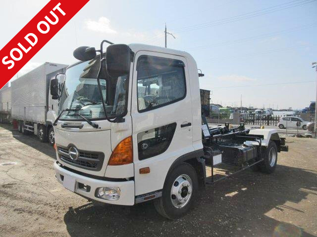 2016 Hino Ranger Medium-sized hook roll truck manufactured by Kyokuto Kaihatsu Bedless vehicle <Latest model> Unused vehicle available for lease and rental!!