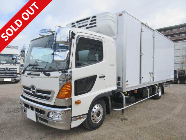 2017 model Hino Ranger medium-sized refrigerated van, rear air suspension, with storage pick-up (-25 degree setting), wide cab, 240 horsepower, aluminum wheels