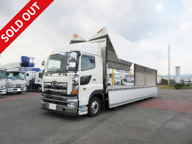 [Lease de Sugu Nori exclusive vehicle] 2016 Hino Profia, refrigerated wing, 4-axle low floor, Thermo King, -29 degree setting, rear air suspension, standby