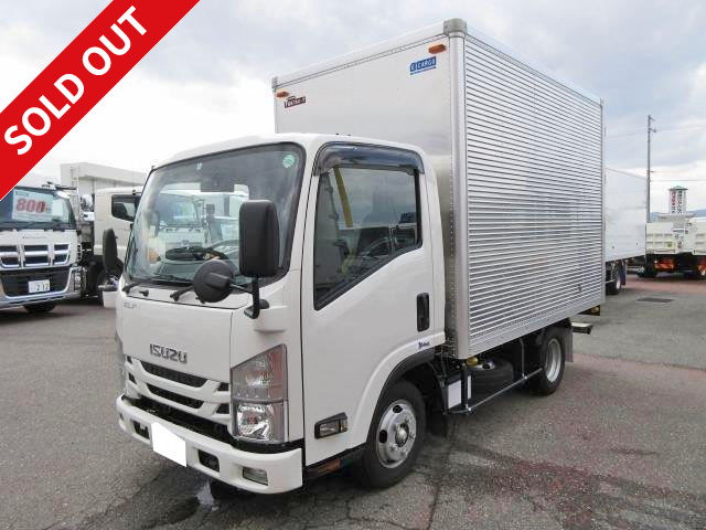 2017 Isuzu Elf 2t aluminum van 10-foot standard body with ETC and rear-view camera