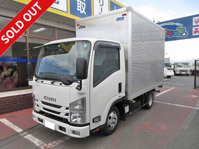 2017 Isuzu Elf 2t aluminum van 10-foot standard body with ETC and rear-view camera