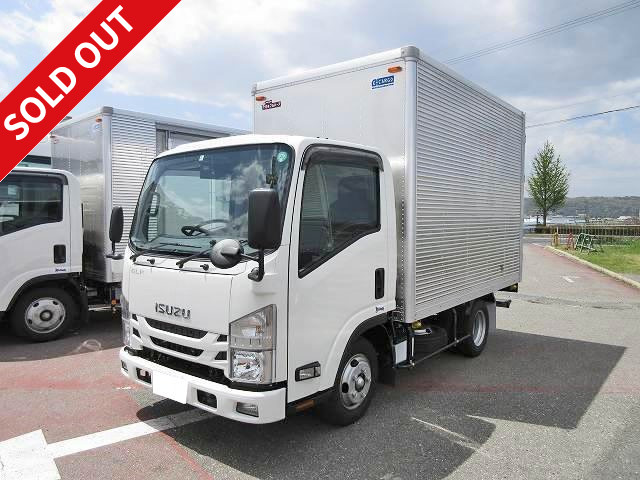 2017 Isuzu Elf 2t aluminum van 10-foot standard body with ETC and rear-view camera