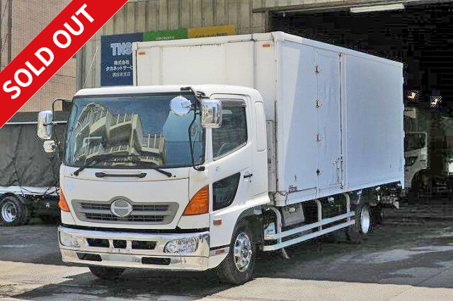 2008 model Hino Ranger medium-sized refrigerated van with storage PG <Denso-made refrigeration unit set to -32 degrees> 2-row jolder with left side door