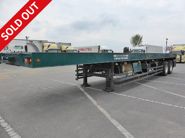 1991 Trailmobile 2-axle 12m cutting board semi-trailer with a load capacity of 27.9t!!