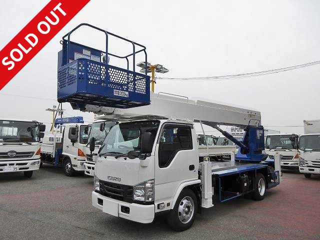 2017 Isuzu Elf Aerial Work Platform Tadano [Sky Boy] Maximum ground clearance 22m Maximum load capacity 200kg Available for rental!