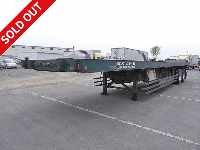 1995 Tokyu 2-axle 12m cutting board semi-trailer, load capacity 27.9t!! 