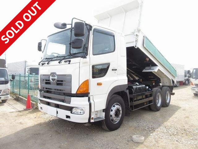 2016 Hino Profia Shinmaywa Dump Truck 5100 Reinforced Square Bottom Body 9100kg Load Capacity with Retarder!