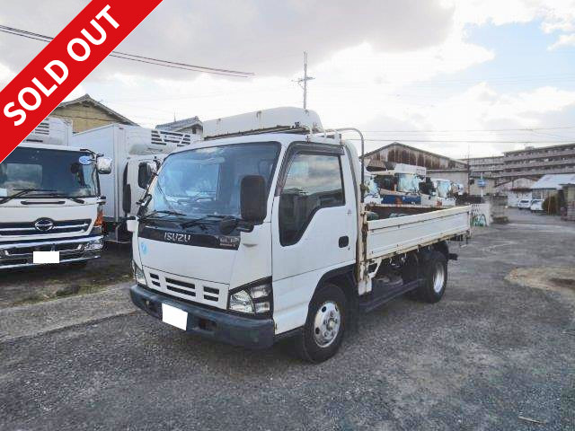 2004 Isuzu Elf Small flatbed Wide semi-long High floor ETC included  