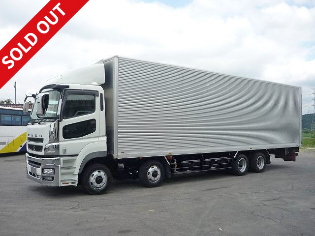 2009 Mitsubishi Fuso Super Great Large Aluminum Van Low-floor 4-axle Body length 10m Chrome-plated Jolder 1-row Load capacity 12t!! 