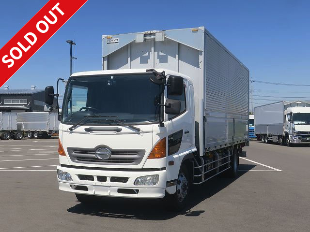 2007 Hino Ranger, extra-large capacity, aluminum wing, 6200 semi-wide, rear-view camera, jorder two-row, actual mileage on the meter: approximately 435,000 km!