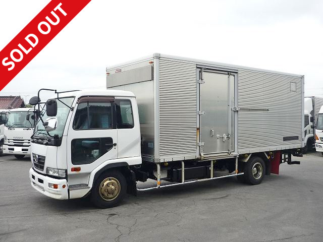 2006 Nissan UD Condor Medium-sized aluminum van with combination gate (Double side doors and ETC)